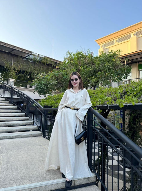 Women Casual Shirts With Long Skirts